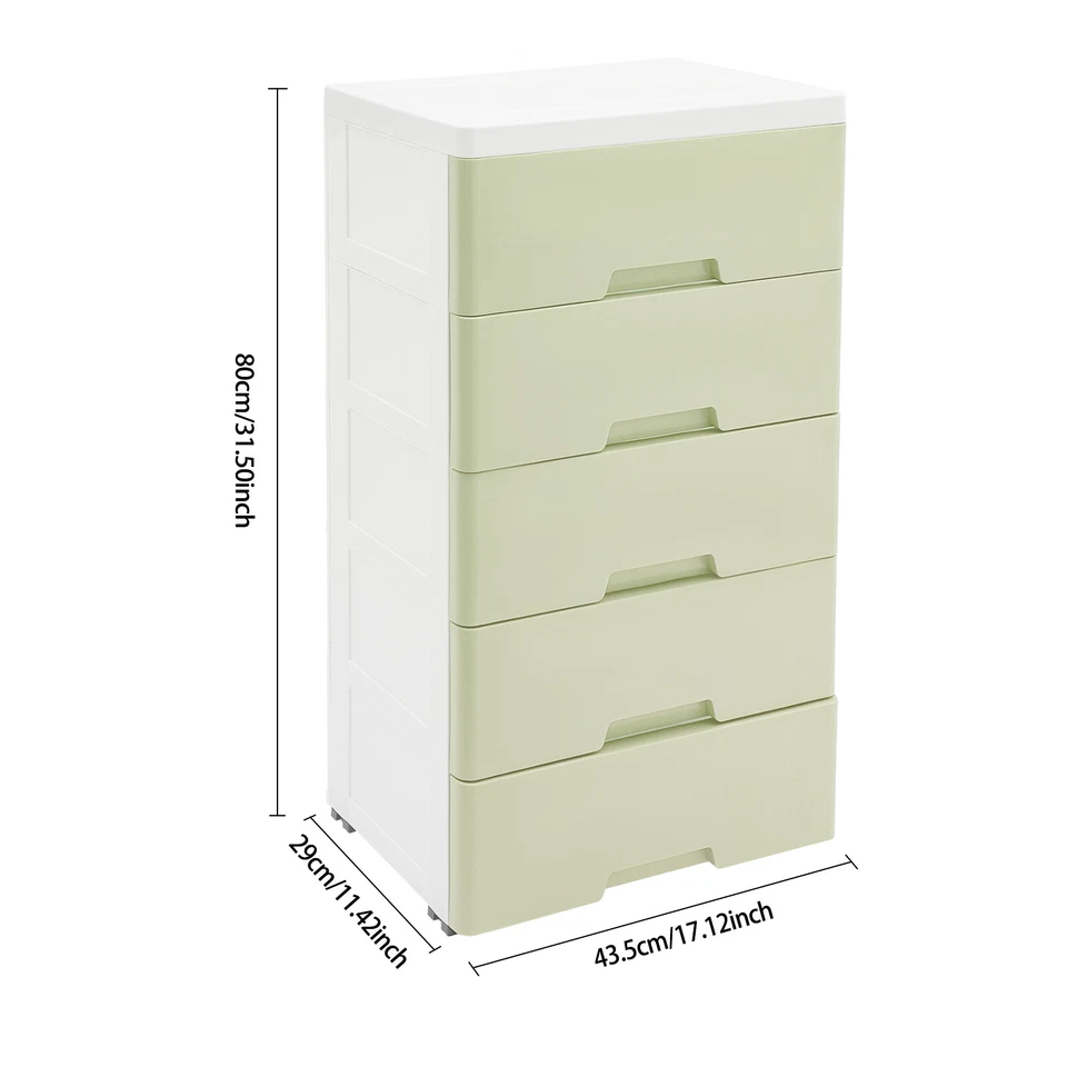 Mueble de almacenamiento con estante tocador de 5 cajones para el hogar baño organizadores muebles Foto 2 de 4