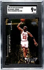 Michael Jordan basketball card SGC 9 Mint  1998 Triple Black Diamond SP #d /1500