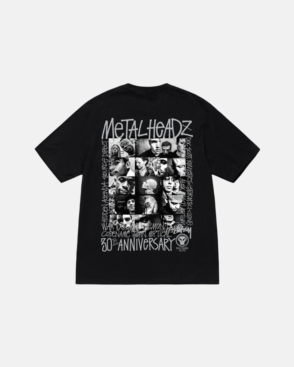 STUSSY & GOLDIE METALHEADZ 30 TEE - Black | eBay STUSSY & GOLDIE METALHEADZ 30 TEE - Black | eBay