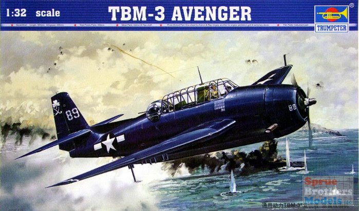 TRP02234 1:32 Trumpeter TBM-3 Avenger | eBay