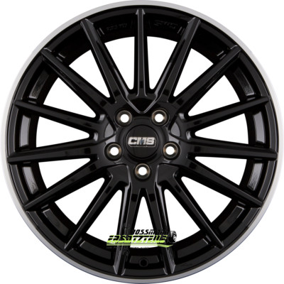 CMS C23 diamond rim black 6x15 ET46 - LK4/100 ML54.1 Felge Alu