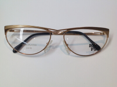 Dolce Vita Brille gold plated 24kt C01 56/20 CN11 Cateye