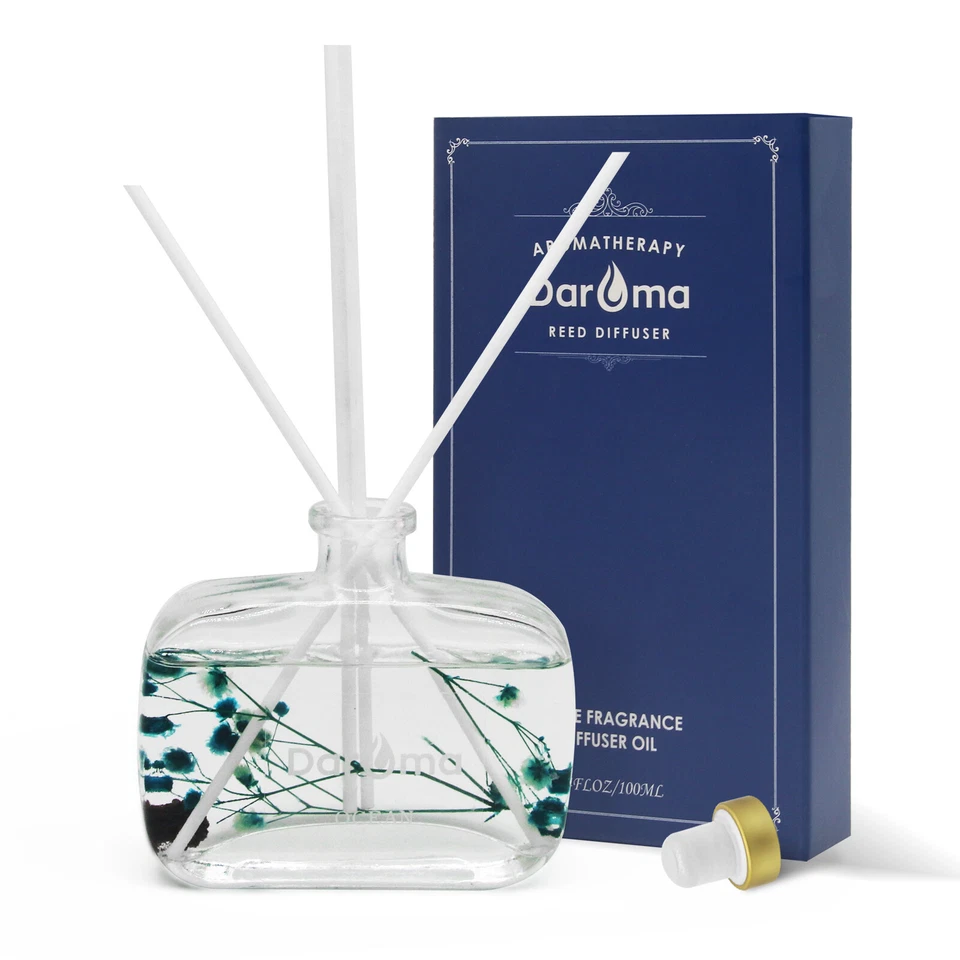 Reed Diffuser Set with Sticks, Daroma Dry Flower Aromatherapy for Home & Office. - Image 3 of 4