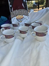 Set of 2 Studio Nova PALM DESERT Y2216 Cups Mugs 3-3/4"