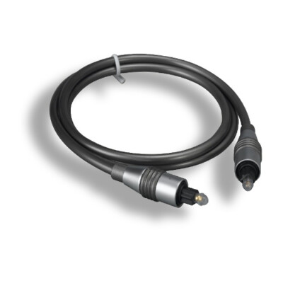 LOT 10pcs 3' Gray 5.0mm Toslink Male to Male Audio Cable S/PDIF Digital MP3 DAT