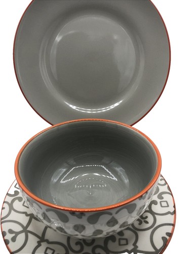 食器 20260410-6 DinnerSet BAKER HART & STUART Baker Hart & Stuart Stoneware Dinner Plates 6 Christine Gray