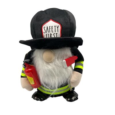 Rae Dunn Safety First Fireman Gnome