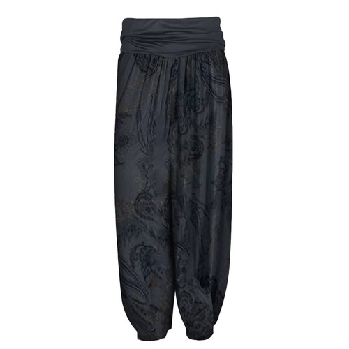 Womens Plus Size Solid Color Casual Loose Pants Stretchy Comfortable Fit Comfort - Picture 27 of 48