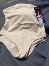 Maidenform Flexees Women Hi Waist Shapewear Latte Lift Size M 4070