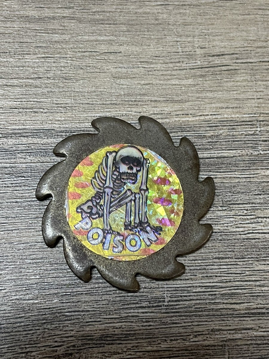Vintage 90s Metal Pog Slammer Blade Saw 