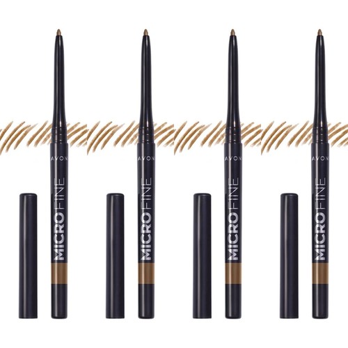 Avon Micro Fine Twist Up Brow Definer Pencil 0.13g | LIGHT BROWN | Set of 4 - Picture 11 of 15