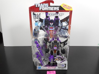 Transformers Generations SKYWARP DECEPTICON w/ IDW COMIC BOOK Hasbro 2013 - NEW