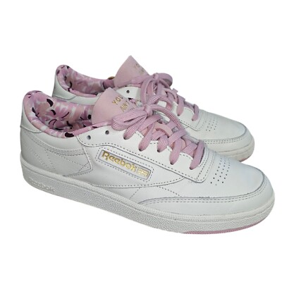 Reebok Club C 85 You Ain't Seen Nothing Yet Chalk/Pink Sneakers Women's 8.5