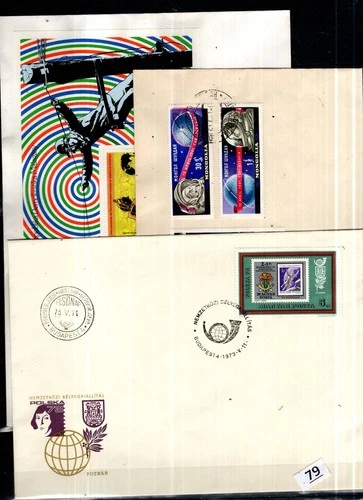 // HUNGARY, MADAGASCAR, MONGOLIA 1973 - 3 FDC - SPACE