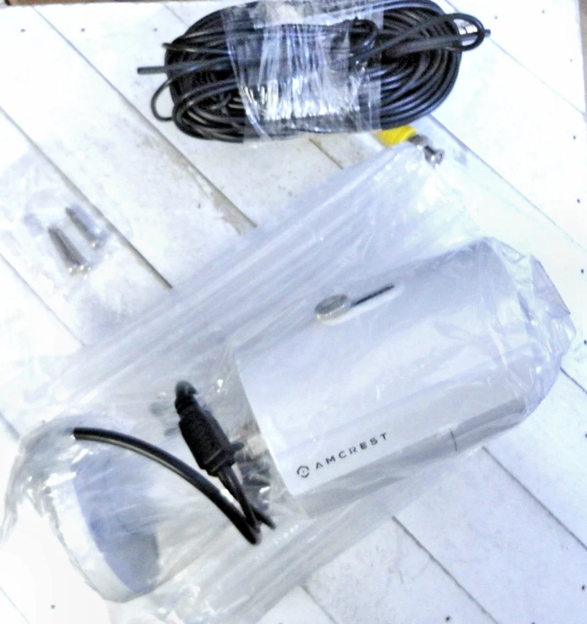 NEW - Amcrest HDCVI 720P Bullet IP66 Camera / AMC720BC28-W / Plus  BNC Cable - Image 2 of 4