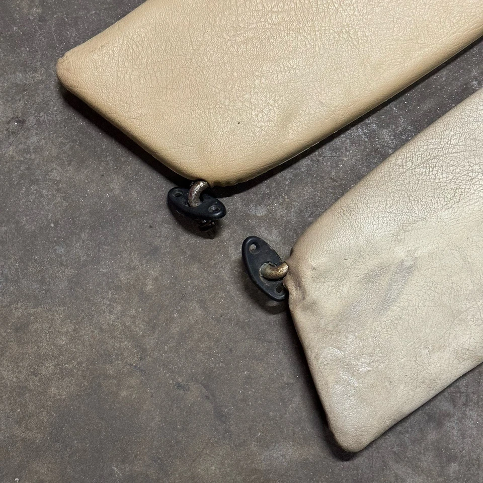 Par de parasoles Porsche 911 912 Coupe 1969-1977 negro y tostado 91173103102 ORIGINAL Foto 3 de 4