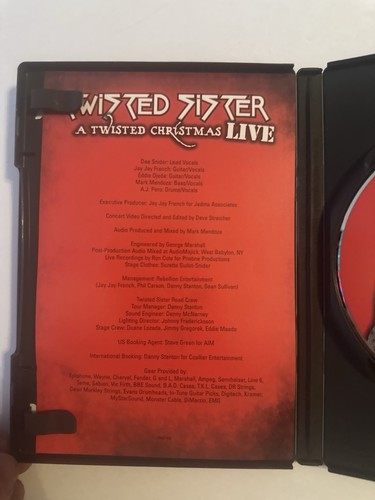 Twisted Sister - A Twisted Christmas Live (DVD, 2007) Box1 - Picture 3 of 7