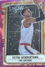 Topps Chrome 2024-25 Victor Wembanyama Show and Tell Pink San Antonio Spurs