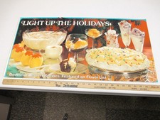 Baskin Robbins ice cream 1976 store HOLIDAY sign poster Christmas Thanksgiving