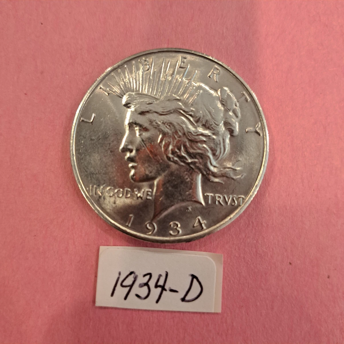 D Peace Dollar 1934 for sale | eBay
