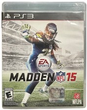 Madden NFL 15 PlayStation 3 PS3 Complete EA Sports 2014 Richard Sherman Cover