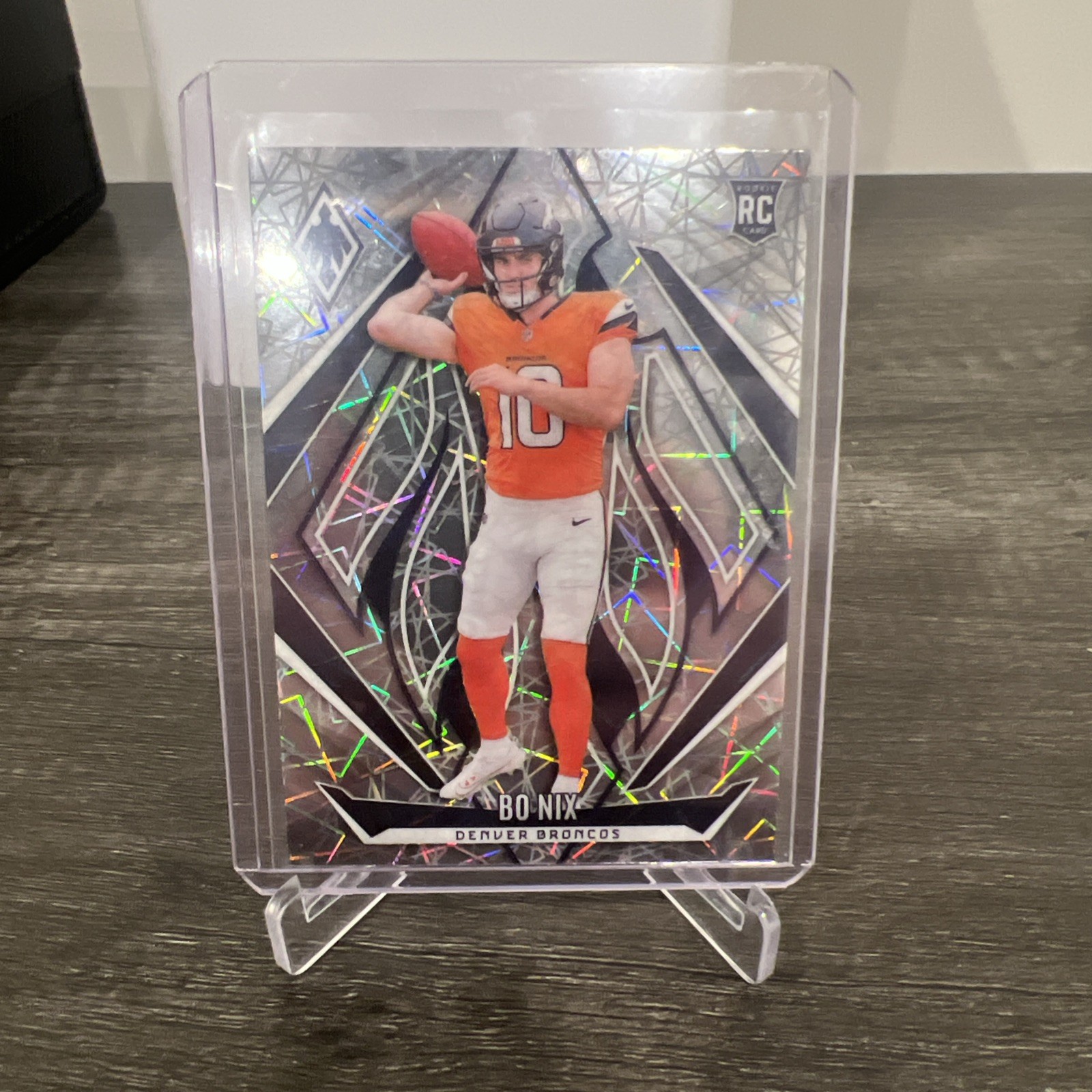 2024 Panini Phoenix - Rookies Bo Nix #159 Lazer (RC)