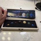 Nine Planets Mineral Sphere Set in Wooden Box - Quartz, Amethyst, Agate — photo 3