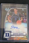 2024-25 Bowman U Chrome Prospect Autographs Darren Harris Black Wave Refractor