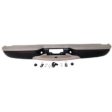 Step Bumper For 1997-2000 Ford Expedition Rear Black W Tan Pads