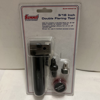 #ad SUMMIT Double Flaring Tool 3 16quot; Steel Nickel Copper Tubing SUM 900318 $39.95