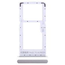For Xiaomi Redmi 13 4G Drawer Plastic Tray Holder SD Sim Card Silver