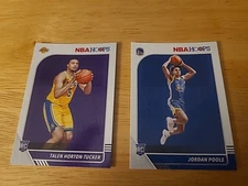 2019 Panini NBA HOOPS Talen Horton-Tucker & Jordan Poole RC