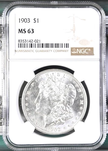 1903 MORGAN SILVER DOLLAR NGC MS63 WOW GREAT LUSTER TAKE A L@@K !!