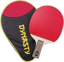 Dynasty Extra Penhold Table Tennis Racket & Case - ITTF Approved Palio Rubber...