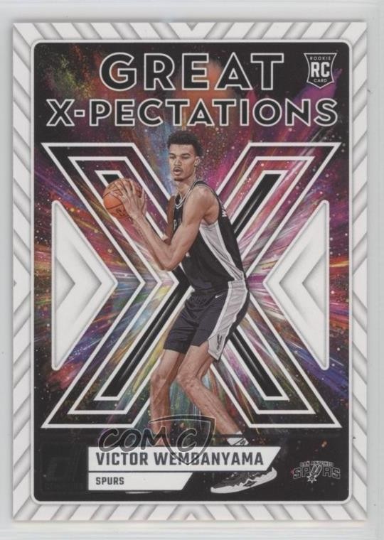 2023-24 Panini Donruss Great X-Pectations Victor Wembanyama #10 Rookie RC
