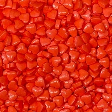 Sprinkles approx 4oz jar - Thick Red Hearts