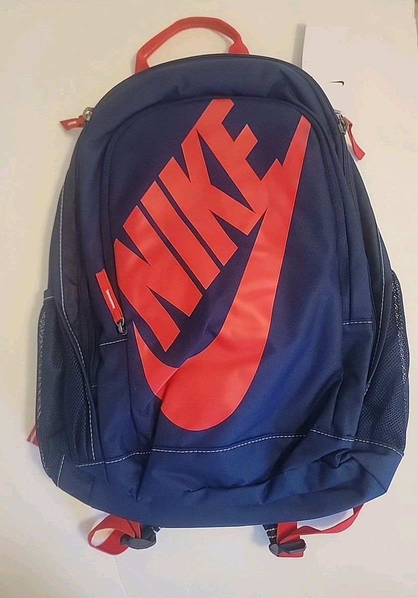 New Nike Hayward Futura Backpack Blue Red School Gym Bag Travel 25L