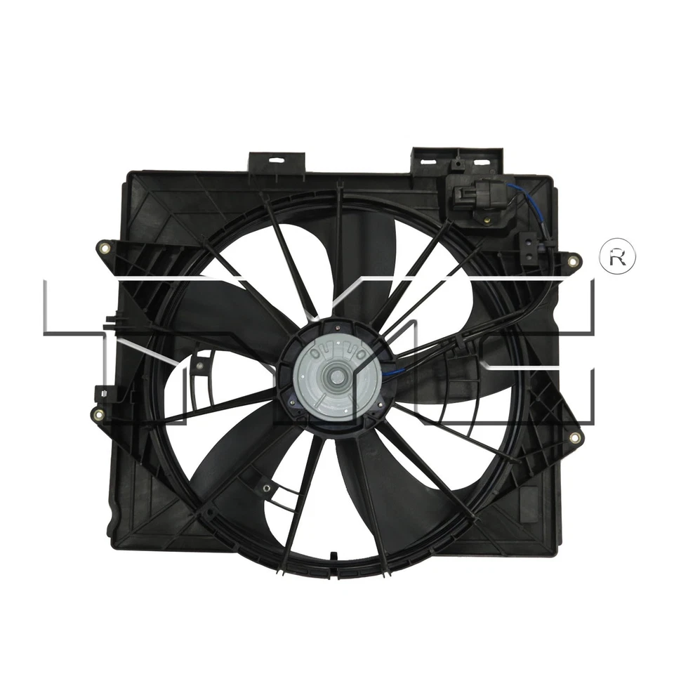 Двойной вентилятор охлаждения радиатора и конденсатора в сборе для седана Cadillac CTS 09-13 годов выпуска - Изображение 2 из 3