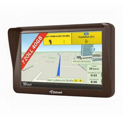 Elebest Navi City 70A GPS Navigationsgerät 7 Zoll Europa PKW LKW Wohnmobil - Bild 1 von 4