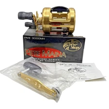 NIB Bass Pro Shops Pete Maina PMX 3000MH Signature Series Muskie Reel