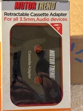 Motor Trend Cassette Adapter  MP3 Smartphone  Tablet Play Converter 3.5mm