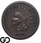 1879 Indian Head Cent Penny, Tougher Date
