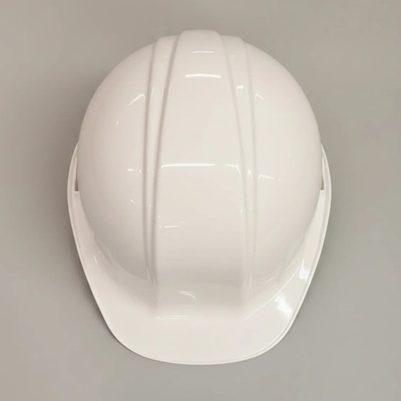 Pyramex Ridgeline Safety Hard Hat — Standard Brim White