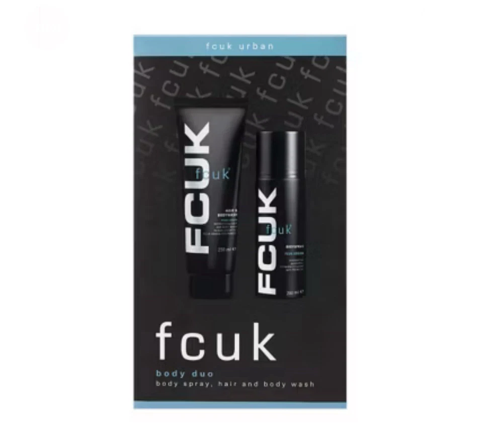 Fcuk Urban Body Spray Shower Gel Men’s Gift Set
