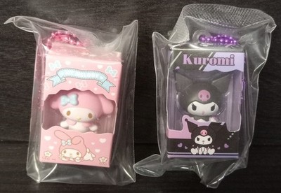 Kuromi & My Melody Chocolate Box Figure Keychain Choco Toy Key Japan Hello Kitty