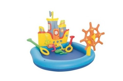 Planschbecken Wasserspielzeug Kinder | Playcenter Schleppboot 140 x 130 x 104 cm