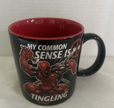 Marvel Dead Pool My Common Sense Is Tingling Mug/Cup 20 Oz.
