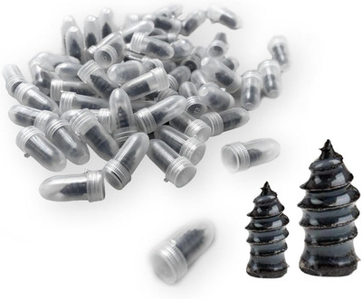 60PCS Tire Repair Nails, Car Vacuum Tire Repair Rubber Nail Kit, Self-Service Ru