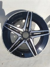 1x Alufelge 18 Zoll 7.5" 5x112 40ET Glanz Schwarz A2064017600 Mercedes-Benz W206