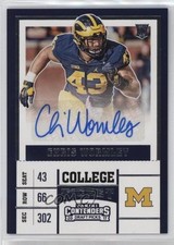2017 Panini Contenders Draft Picks College Ticket Chris Wormley #241 Auto 0m0